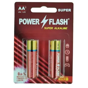 باتری قلمی پاورفلش مدل سوپر آلکالاین بسته ۲ عددی