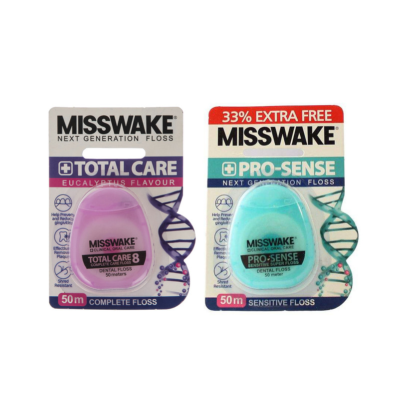 نخ دندان میسویک مدل Pro-Sense به همراه نخ دندان میسویک مدل Total Care