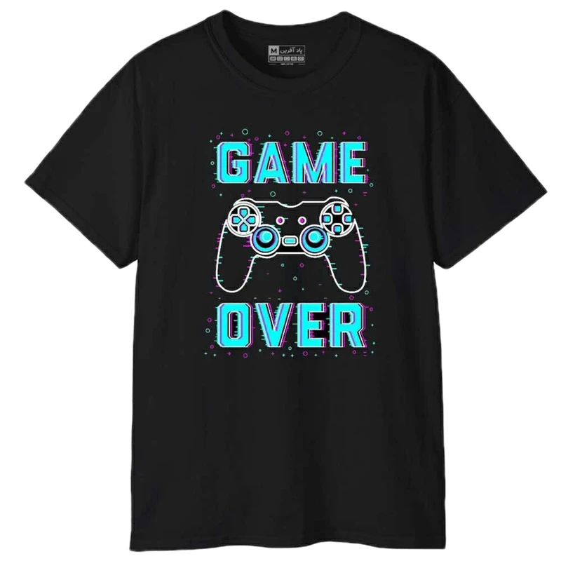 تی‌شرت آستین کوتاه مردانه پاد آفرین مدل گیمر کد 1108