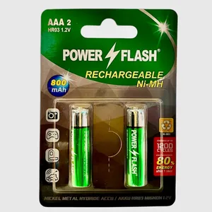 باتری نیم قلم قابل شار پاور فلش مدل ER بسته 2 عددی