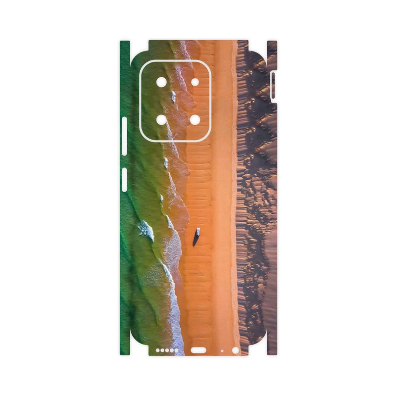 برچسب پوششی ماهوت مدل Beach and Green Sea-FullSkin مناسب برای گوشی موبایل شیائومی Poco C85