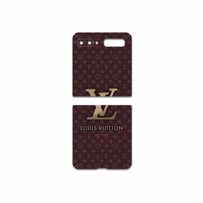 برچسب پوششی ماهوت مدل LOUIS-VUITTON-Logo مناسب برای گوشی موبایل سامسونگ Galaxy Z Flip