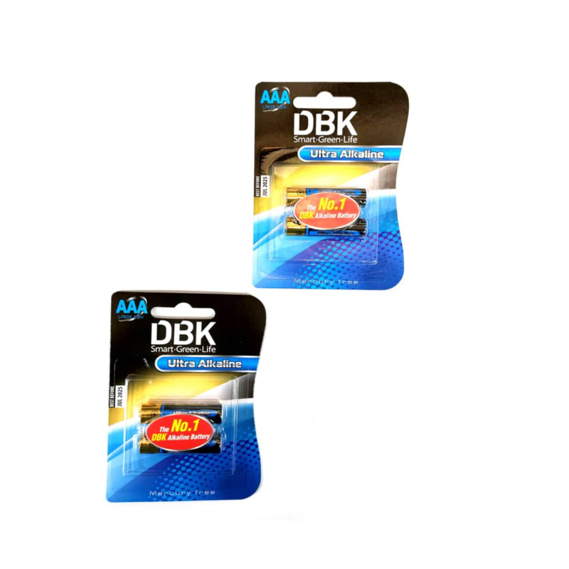 باتری نیم قلمی دی بی کی مدل ultra Alkaline بسته 4 عددی
