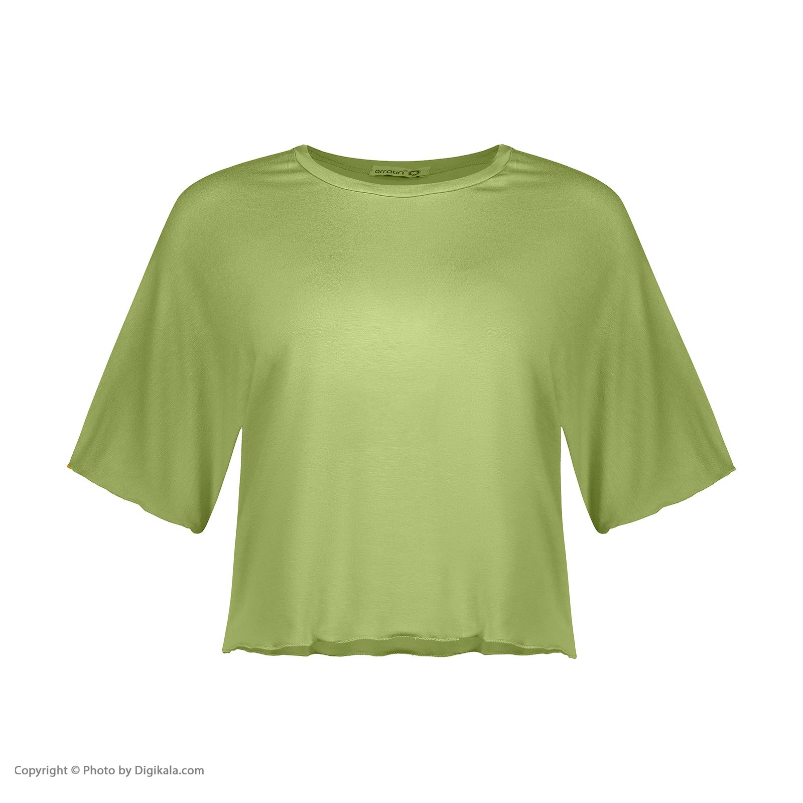 ست تیشرت و شلوارک زنانه افراتین مدل آرام رنگ سبز -  - 6