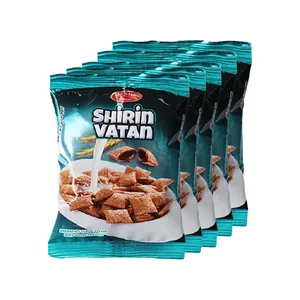 غلات صبحانه مغزدار شکلاتی شیرین وطن - 40 گرم بسته 5 عددی