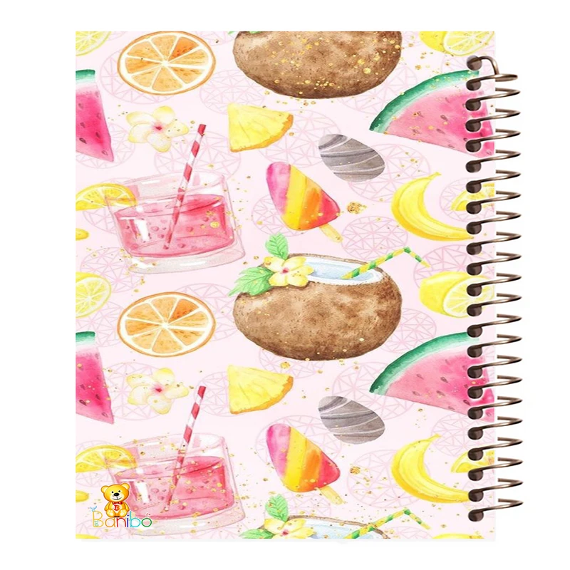 دفتر نقاشی 50 برگ بانیبو مدل میوه تابستونی کد 865
