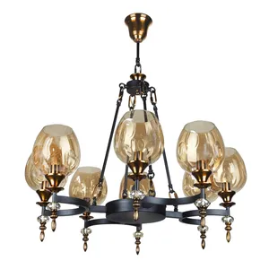 لوستر هشت شعله چشمه نور کد 1702/8BK