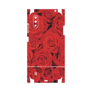 MAHOOT Red-Flower-FullSkin Cover Sticker for Samsung Galaxy A01