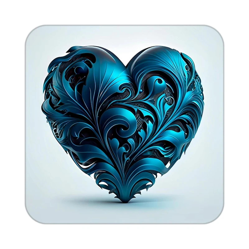 زیر لیوانی کاکتی مدل عاشقانه کد mp12952