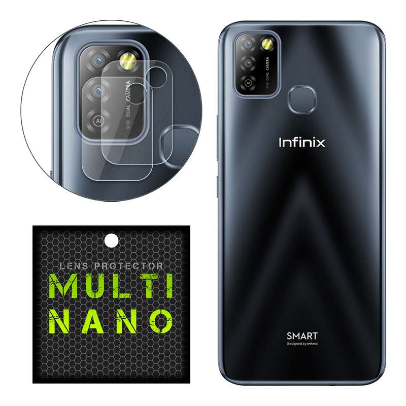 محافظ لنز دوربین مولتی نانو مدل X-L2N مناسب برای گوشی موبایل اینفینیکس Smart 5 بسته 2 عددی