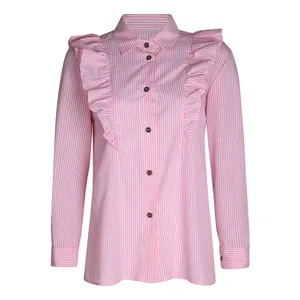 شومیز آستین بلند یقه برگردان زنانه مدل کیان کد A25