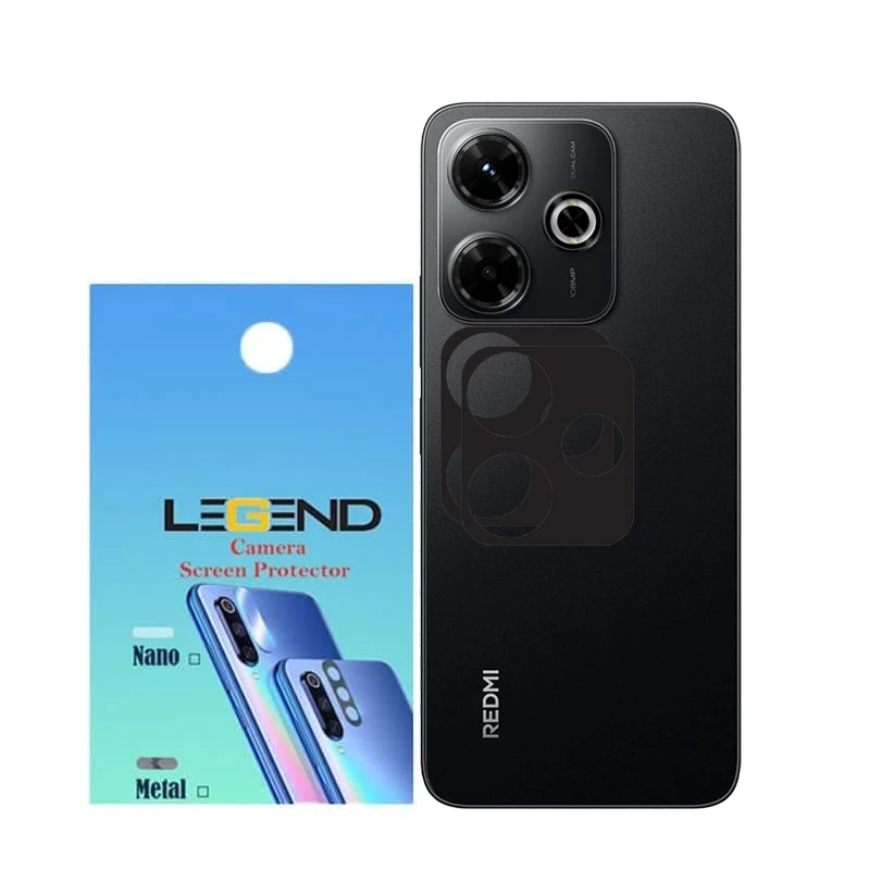 محافظ لنز دوربین لجند مدل قابدار مناسب برای گوشی موبایل شیائومی Redmi 13X بسته 2 عددی