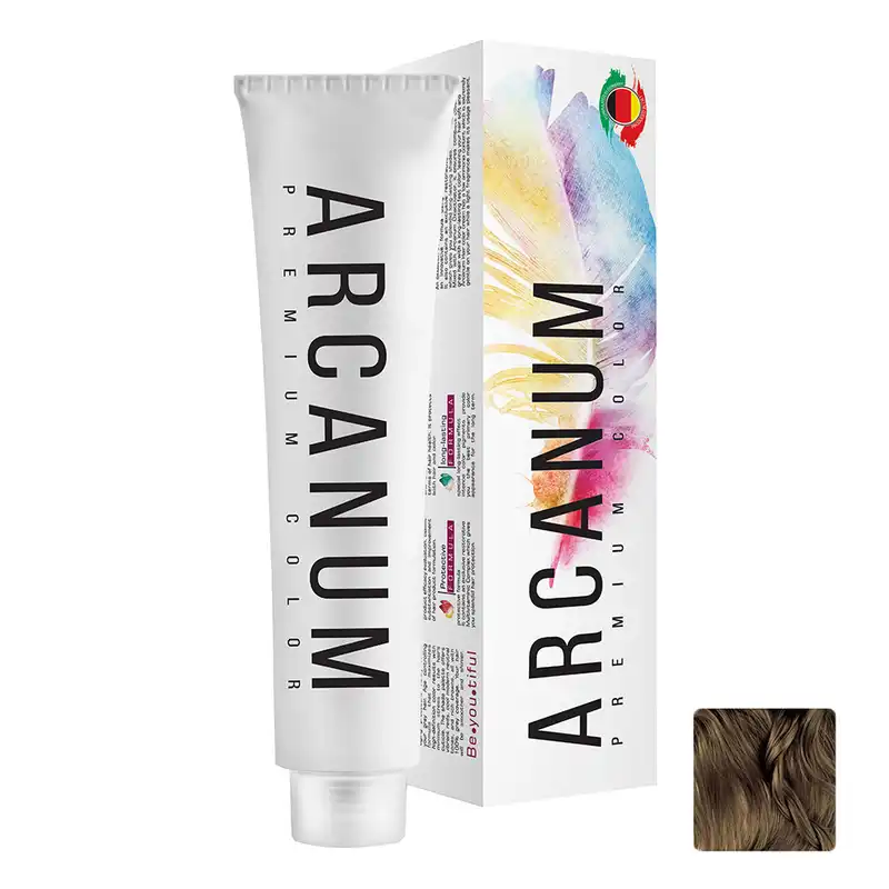 رنگ مو آرکانوم شماره A5 5/1 حجم 100 میلی لیتر رنگ قهوه ای دودی روشن