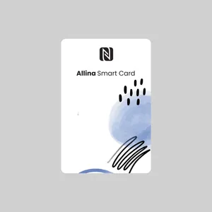 تگ NFC مدل کارت ویزیت هوشمند طرح لونا
