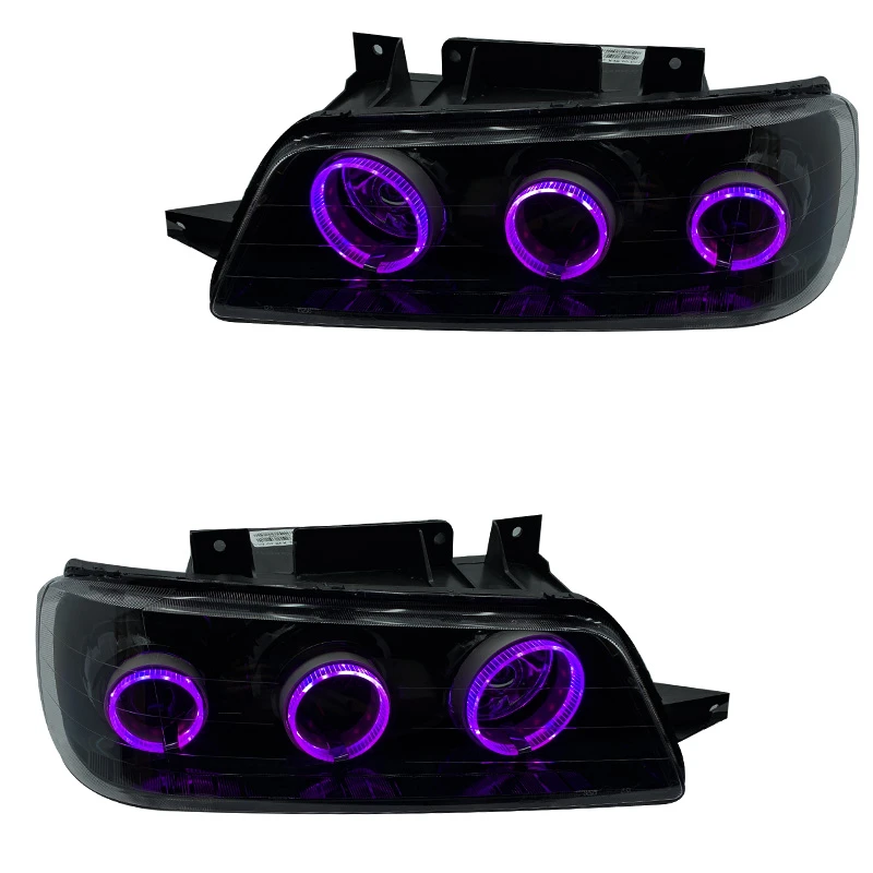 چراغ جلو خودرو گروه پژوهش صنعت مدرن مدل 3D-R3-Purp-B مناسب برای پژو 405 بسته دو عددی