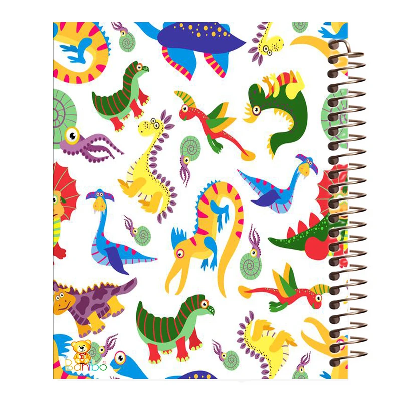 دفتر نقاشی 50 برگ بانیبو مدل حیوانات کد 519