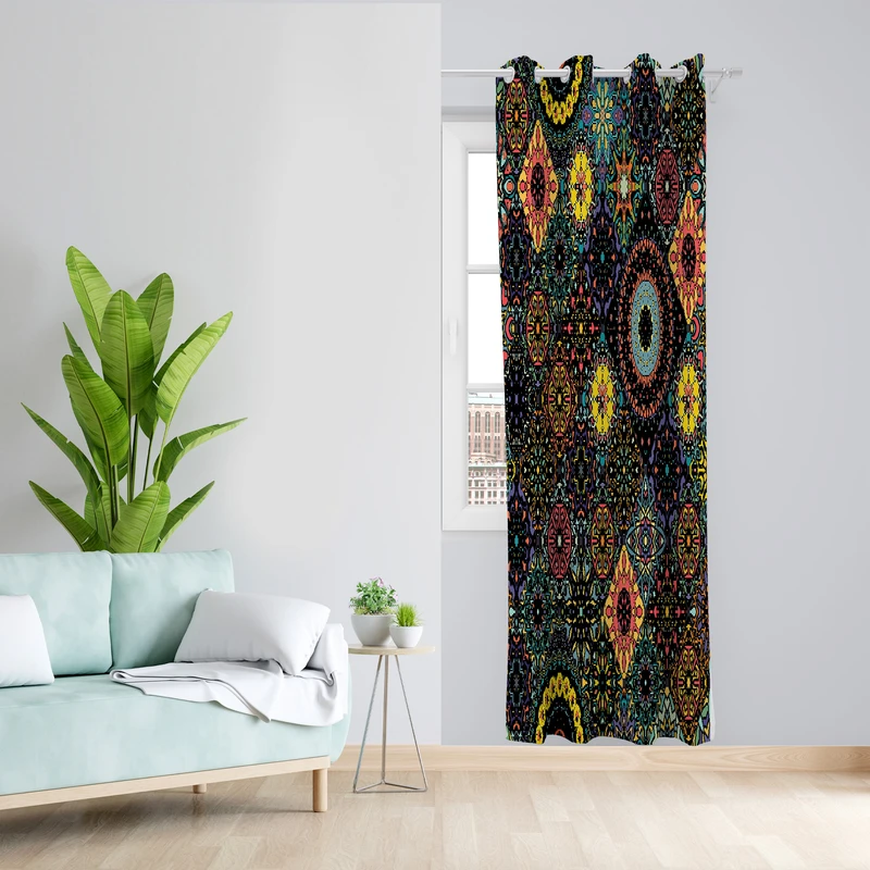 پرده مدل مخمل پانچی کد 2029 z سایز 140x200 سانتی متر