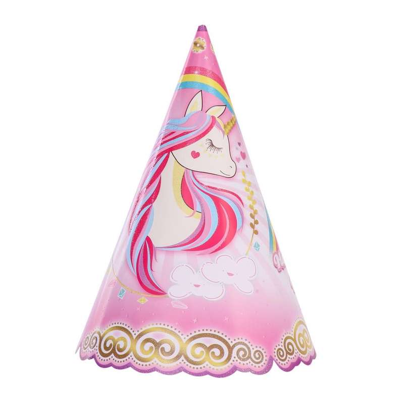 کلاه تولد مدل اسب تک شاخ بسته 2 عددی