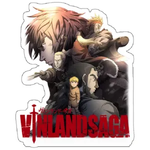 استیکر لپ تاپ مدل Vinland Saga logo
