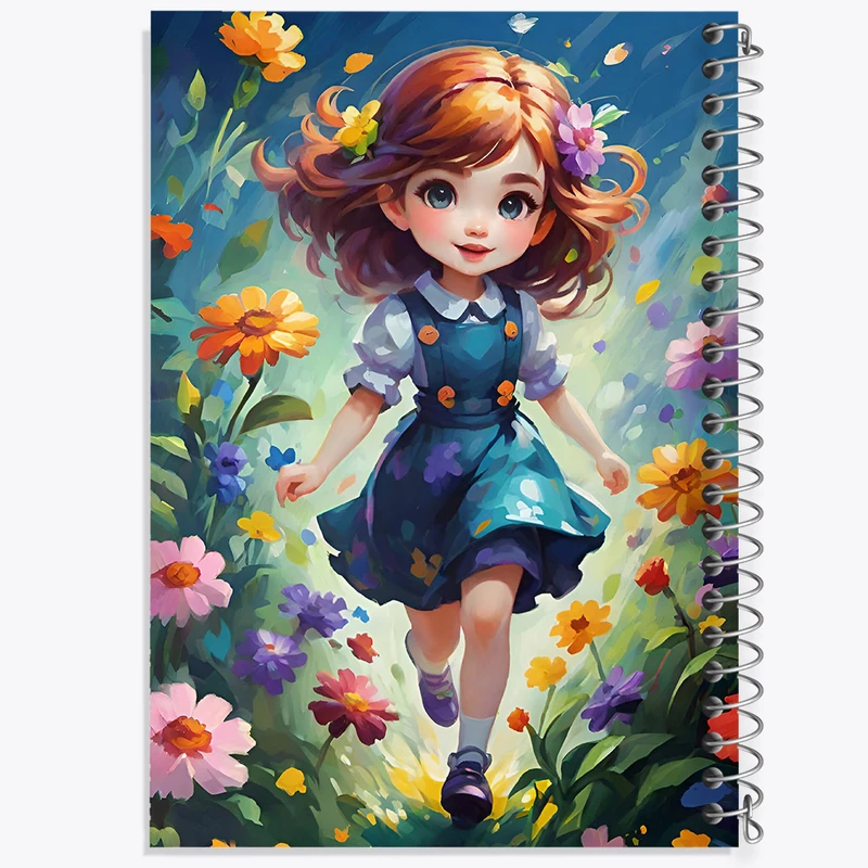 دفتر نقاشی 50 برگ خندالو طرح دخترانه کد N3571