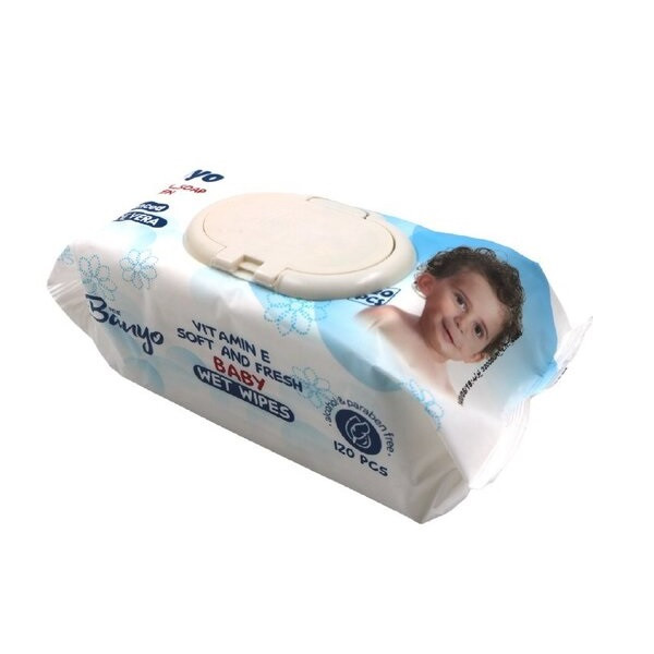 دستمال مرطوب بانیو مدل آلوئه ورا مجموعه 2 عددی