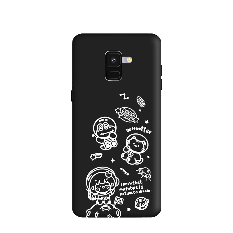 کاور طرح فضایی کهکشانی کد m2558 مناسب برای گوشی موبایل سامسونگ Galaxy A8 Plus 