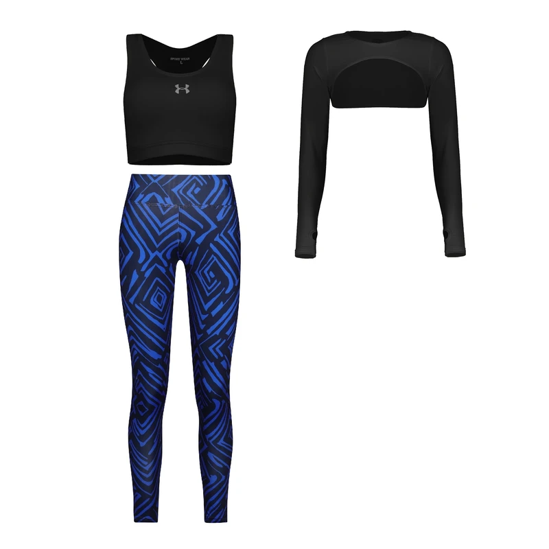 ست 3 تکه لباس ورزشی زنانه مدل 1801-4104-70