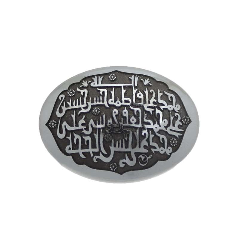 سنگ حدید طرح الله و 14 معصوم کد 0947