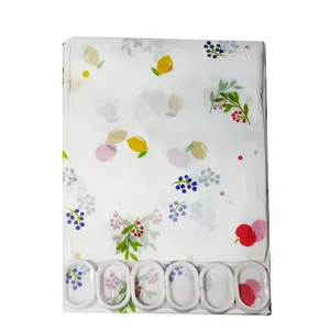 پرده حمام مدل Fruits سایز 180x180 سانتی متر