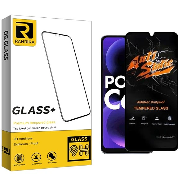 محافظ صفحه نمایش راندیکا مدل RK Antistatic مناسب برای گوشی موبایل شیائومی Poco C61
