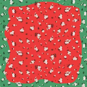 کاغذ کادو مریخ مدل پارچه ای Little flowers 052
