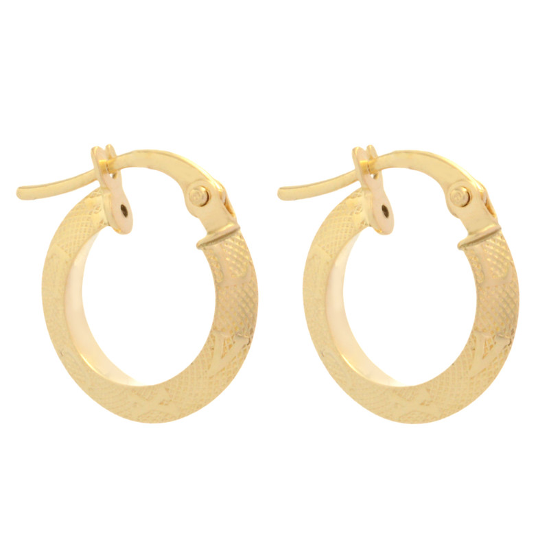 گوشواره کلیپسی طلا 18 عیار زنانه طلای مستجابی مدل لوییس ویتون کد 404125