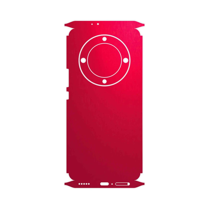 برچسب پوششی ماهوت مدل Matte-Warm-Red-FullSkin مناسب برای گوشی موبایل آنر Magic 5 Lite
