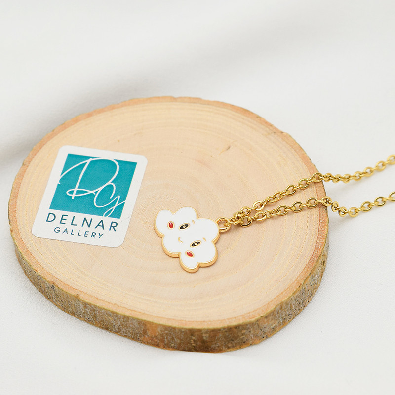 گردنبند دخترانه دلنار گالری مدل ابر خندان گردنبند دخترانه دلنار گالری مدل ابر خندان