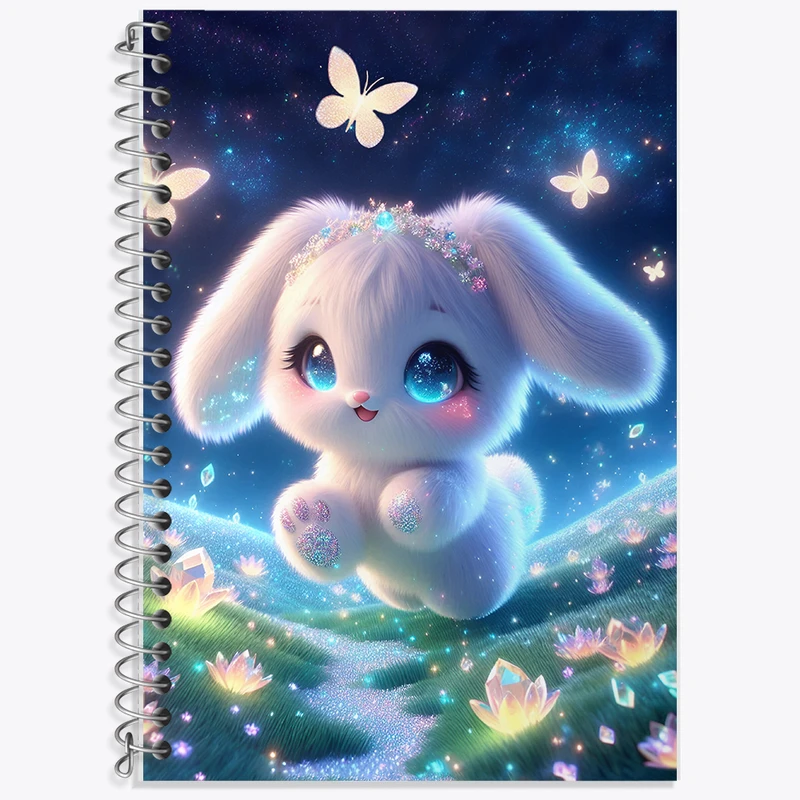 دفتر نت موسیقی 50 برگ خندالو طرح خرگوش کیوت کد F5391