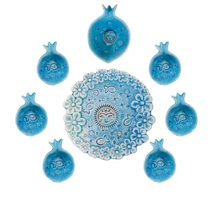 مجموعه ظروف هفت سین 8 پارچه طرح ماهی 