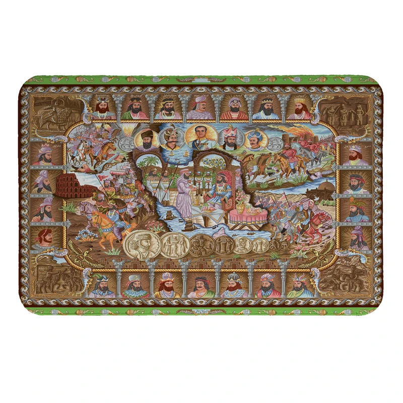 زیرقابلمه ای طرح فرش کد 1046