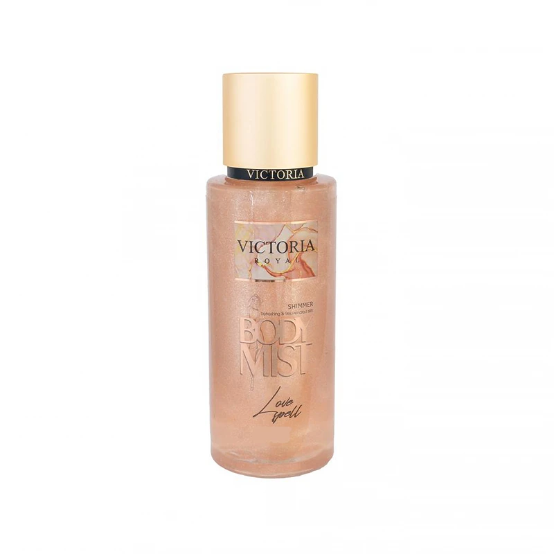 بادی میست زنانه ویکتوریا بیوتی مدل لاو اسپل شیمر حجم 250 میلی‌لیتر