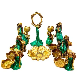 مجموعه ظروف هفت سین 10 پارچه مدل فرشته