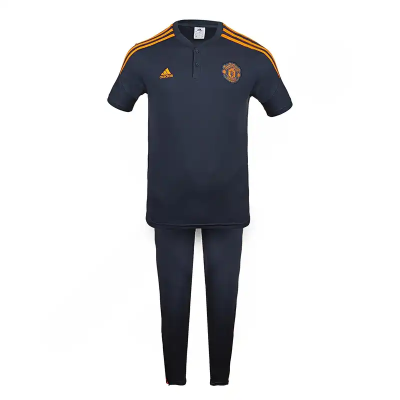 ست تی شرت و شلوار ورزشی مردانه مدل فوتبال هتلی منچستر یونایتد NK-8095