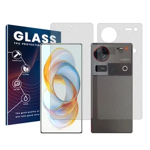 Glass Resistant model matte screen protector suitable for ZTE nubia Z70 Ultra mobile phone along with the back protector