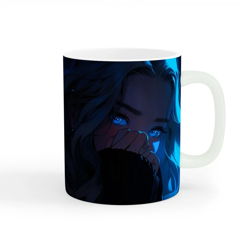 ماگ طرح دخترانه دوست داشتنی کد wall-8160