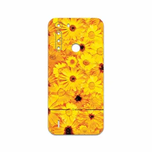 MAHOOT Yellow-Flower Cover Sticker for Motorola One Fusion