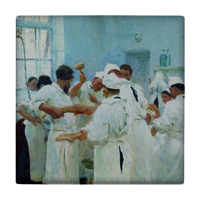 زیر لیوانی طرح نقاشی اتاق عمل کد    3245534_471