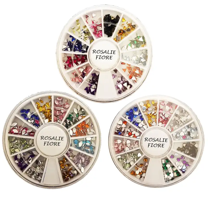 نگین ناخن رزالی فیوره مدل FR015 مجموعه 3 عددی