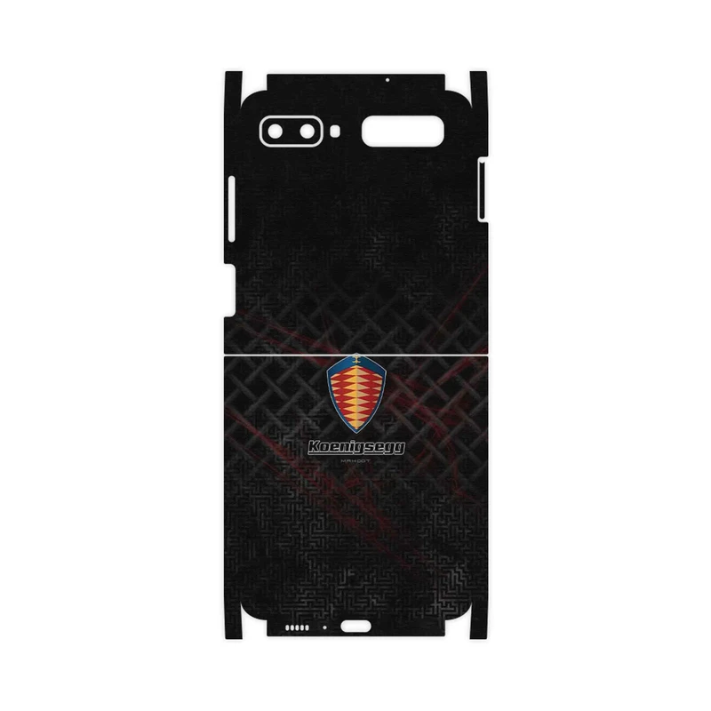 برچسب پوششی ماهوت مدل Koenigsegg Automotive AB-FullSkin مناسب برای گوشی موبایل سامسونگ Galaxy Z Flip