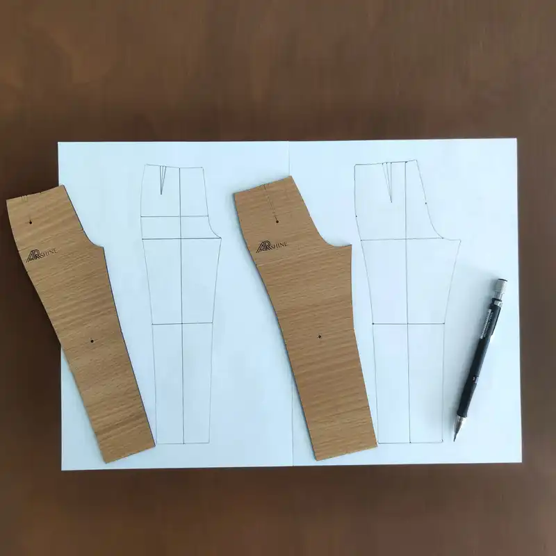 خط کش خیاطی آرشاین مدل SCH1.4 مجموعه 2 عددی