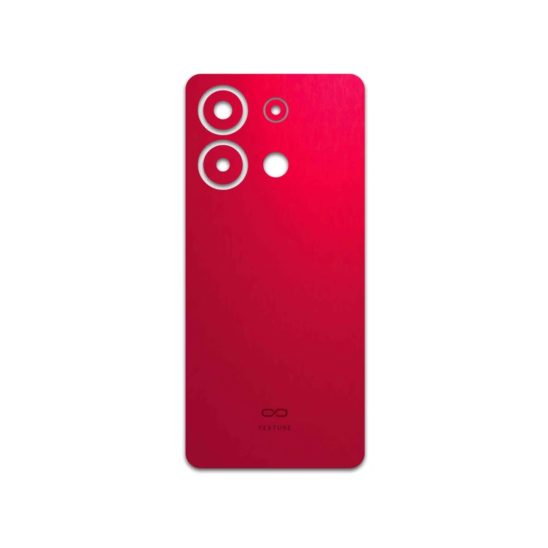 برچسب پوششی ماهوت مدل Matte-Warm-Red مناسب برای گوشی موبایل شیائومی Redmi Note 13 4G