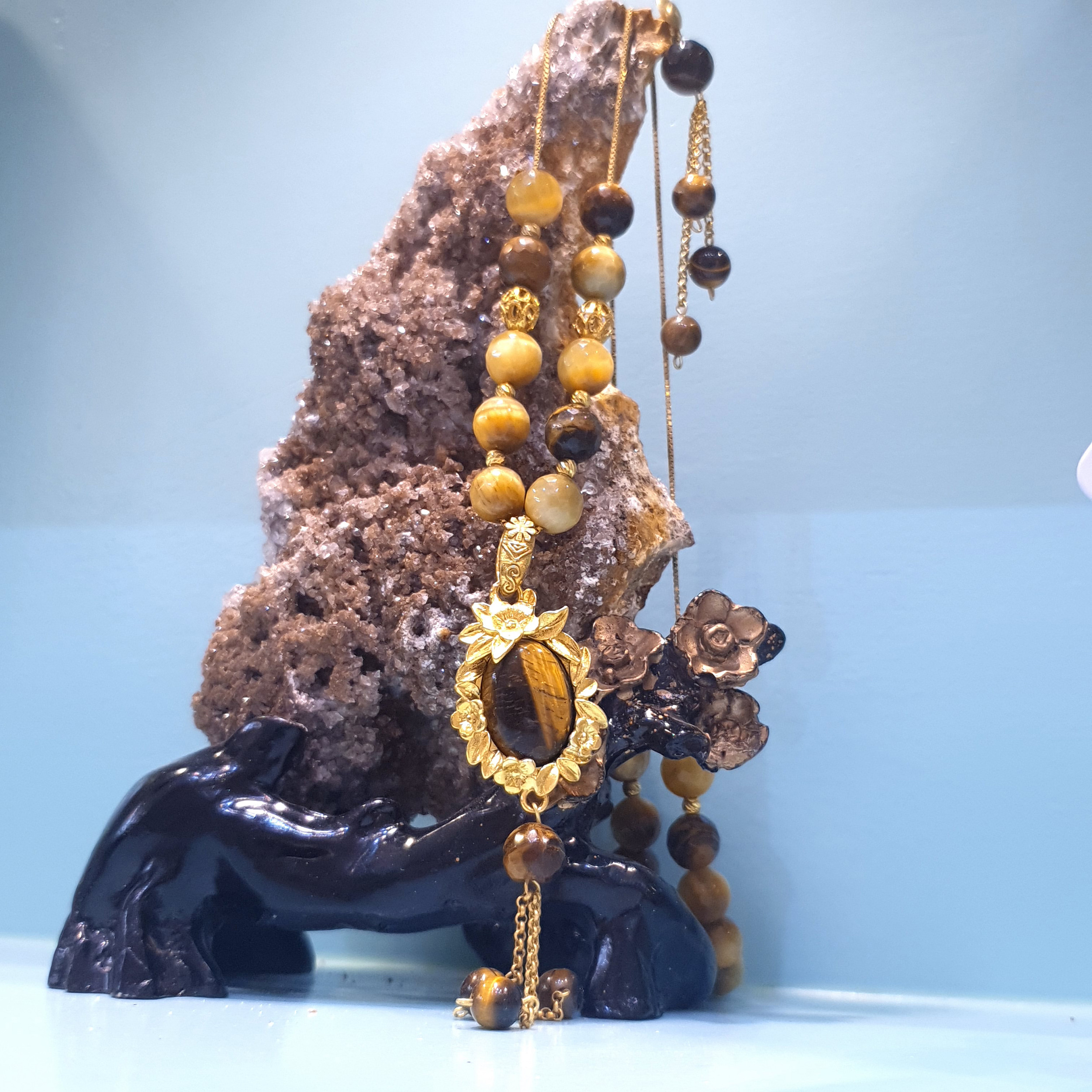 نیم ست نقره زنانه مدل زیرخاکی گل بهاری چشم ببری