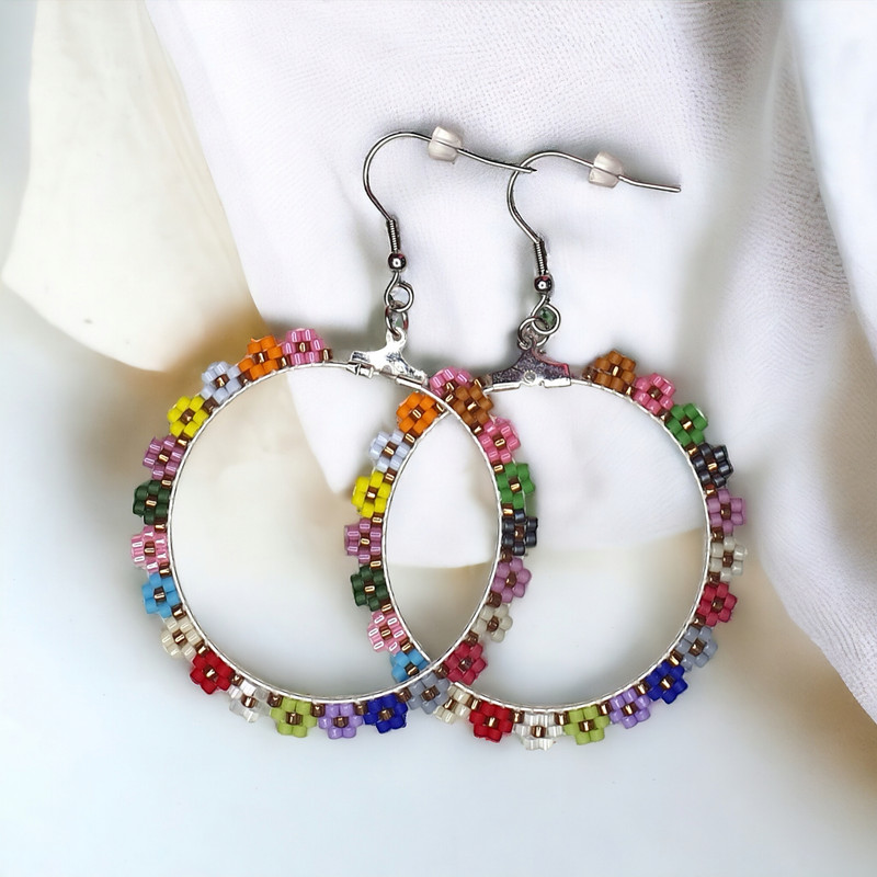 گوشواره زنانه مدل حلقه‌ای